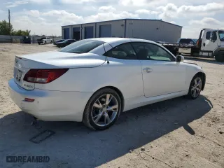 2010 Lexus IS 250C with VIN JTHFF2C2XA2511091, listed as a Copart auction lot 72639344 with 136,886 mi miles and Salvage Title. Bid and sale history available at carsss.com. Image 3.