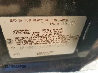 2005 Saab 9-2X Aero z VIN JF4GG22655H051955, wystawiony jako Copart lot #83883434 z przebiegiem 165 619 mil mil oraz Szkody całkowita. Historia ofert i sprzedaży dostępna na DreamBid. Obrazek 14.
