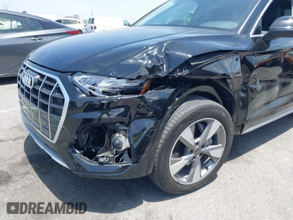 2023 Audi Q5 Premium with VIN WA1ABAFY2P2132364, listed as a IAAI auction lot 42272904 with 20,326 mi miles and . Bid and sale history available at DreamBid. Image 17.