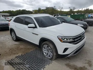 2022 Volkswagen Atlas SE with VIN 1V2JE2CA2NC207421, listed as a Copart auction lot 49580685 with 50,816 mi miles and Salvage title. Bid and sale history available at DreamBid. Image 4.