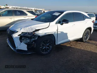 2017 Lexus RX with VIN 2T2BZMCA8HC127537, listed as a IAAI auction lot 41630259 with 37,033 mi miles. Bid and sale history available at carsss.com. Image 2.