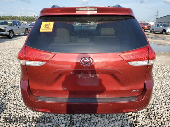 2012 Toyota Sienna XLE AAS with VIN 5TDYK3DC8CS192241, listed as a Copart auction lot 50985055 with Not provided miles and Salvage title. Bid and sale history available at DreamBid. Image 6.