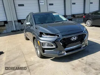 2020 Hyundai Kona Limited z VIN KM8K33A5XLU442577, wystawiony jako Copart lot #52168935 z przebiegiem 17 442 mil mil oraz Szkoda całkowita • Salvage title. Historia ofert i sprzedaży dostępna na DreamBid. Obrazek 11.