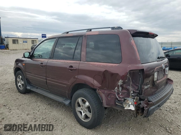 2007 Honda Pilot EX-L z VIN 2HKYF18517H507333, wystawiony jako Copart lot #55646695 z przebiegiem 298 414 mil mil oraz Szkoda całkowita • Salvage title. Historia ofert i sprzedaży dostępna na DreamBid. Obrazek 2.