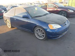 2003 Honda Civic EX with VIN 1HGEM21983L017166, listed as a IAAI auction lot 41360644 with 161,089 mi miles. Bid and sale history available at carsss.com. Image 1.