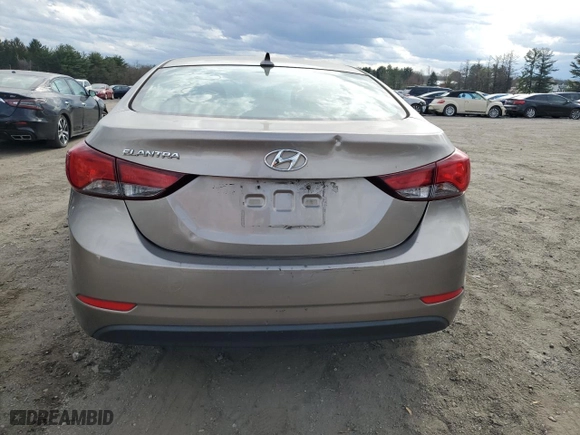 2014 Hyundai Elantra Limited with VIN 5NPDH4AE1EH542956, listed as a Copart auction lot 51448885 with 196,160 mi miles and Clean Title. Bid and sale history available at carsss.com. Image 6.