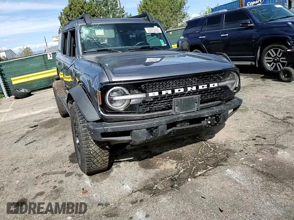 2023 Ford Bronco with VIN 1FMEE5DP5PLA85207, listed as a Copart auction lot 53865985 with 17,561 mi miles and Salvage title. Bid and sale history available at DreamBid. Image 11.