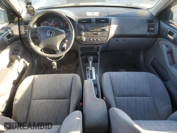 2004 Honda Civic EX with VIN 2HGES26854H613579, listed as a Copart auction lot 43901315 with 133,188 mi miles and Clean Title. Bid and sale history available at DreamBid. Image 8.
