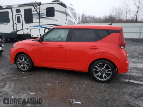 2021 Kia Soul GT-Line with VIN KNDJ63AU5M7142895, listed as a Copart auction lot 43230665 with 37,320 mi miles and Salvage Title. Bid and sale history available at DreamBid. Image 2.