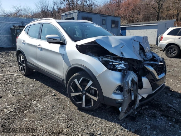 2021 Nissan Rogue Sport SL with VIN JN1BJ1CW7MW441965, listed as a Copart auction lot 50681445 with 24,840 mi miles and Salvage Title. Bid and sale history available at carsss.com. Image 4.
