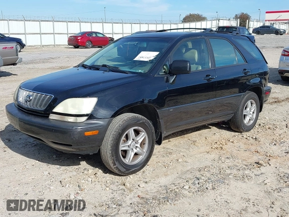 2002 Lexus RX 300 with VIN JTJGF10U220148916, listed as a IAAI auction lot 40937881 with 217,533 mi miles and . Bid and sale history available at DreamBid. Image 2.