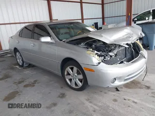 2005 Lexus ES 350 with VIN JTHBA30G755075517, listed as a IAAI auction lot 42622842 with 120,584 mi miles and . Bid and sale history available at DreamBid. Image 1.