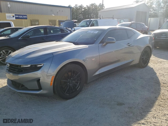 2019 Chevrolet Camaro 1LT with VIN 1G1FB1RS6K0148969, listed as a Copart auction lot 46408145 with 63,887 mi miles and Clean Title. Bid and sale history available at carsss.com. Image 1.