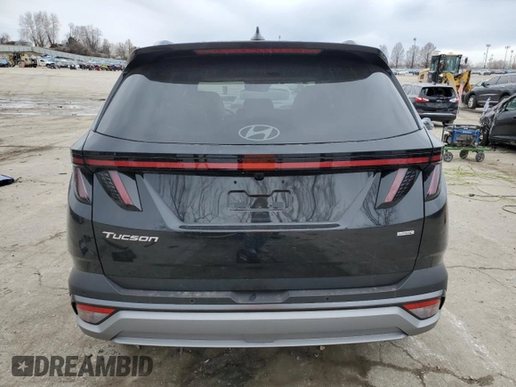 2025 Hyundai Tucson Limited with VIN 5NMJECDE7SH481154, listed as a Copart auction lot 46400995 with 1,270 mi miles and Salvage Title. Bid and sale history available at carsss.com. Image 6.