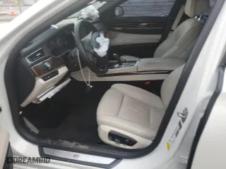2013 BMW 7 Series 740Li with VIN WBAYE4C52DDW22629, listed as a Copart auction lot 44608645 with 163,135 mi miles and Salvage Title. Bid and sale history available at carsss.com. Image 7.