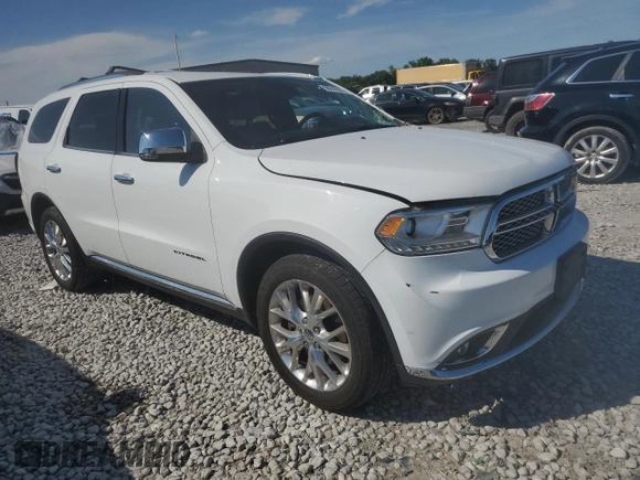 2014 Dodge Durango Citadel with VIN 1C4RDJEG0EC585921, listed as a Copart auction lot 58242625 with 192,904 mi miles and Salvage title. Bid and sale history available at DreamBid. Image 4.
