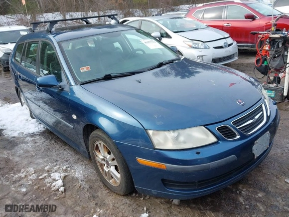 2006 Saab 9-3 with VIN YS3FD59Y061130473, listed as a IAAI auction lot 41557712 with 201765 miles. Bid and sale history available at carsss.com. Image 1.