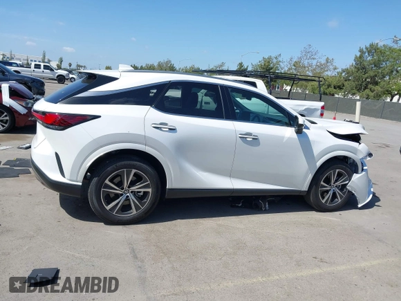 2024 Lexus RX 350h with VIN 2T2BBMCA2RC041498, listed as a IAAI auction lot 42267376 with 14,263 mi miles and . Bid and sale history available at DreamBid. Image 14.