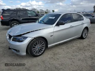 2011 BMW 3 Series 335i with VIN WBAPM5C58BE576820, listed as a Copart auction lot 51779005 with 0 mi miles and Salvage Title. Bid and sale history available at carsss.com. Image 1.