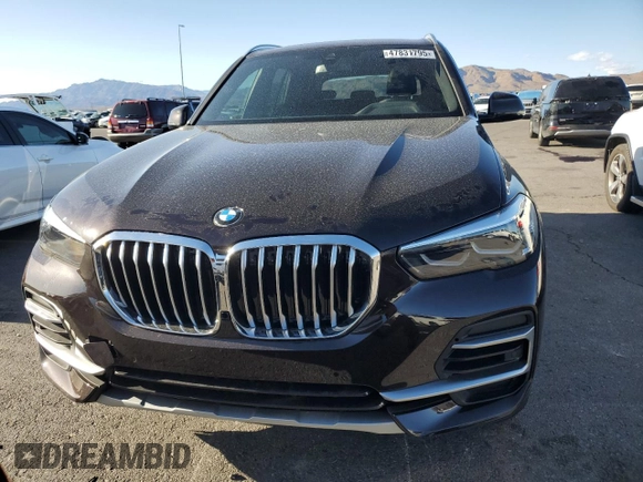 2023 BMW X5 xDrive40i with VIN 5UXCR6C00P9N67931, listed as a Copart auction lot 47831795 with 11,160 mi miles and Salvage Title. Bid and sale history available at carsss.com. Image 5.