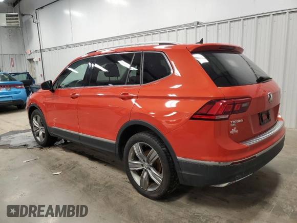 2019 Volkswagen Tiguan SEL Premium with VIN 3VV4B7AX6KM004524, listed as a Copart auction lot 50950915 with 77,563 mi miles and Salvage Title. Bid and sale history available at DreamBid. Image 2.