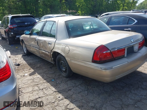 2000 Mercury Grand Marquis LS z VIN 2MEFM75W5YX627647, wystawiony jako IAAI lot #42072795 z przebiegiem 188 113 mil mil oraz . Historia ofert i sprzedaży dostępna na DreamBid. Obrazek 3.