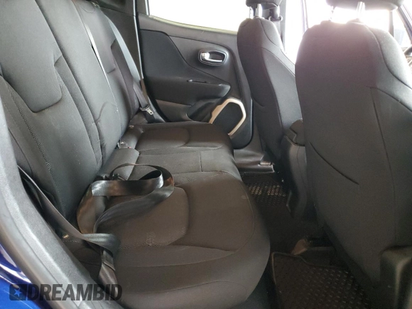 2017 Jeep Renegade Latitude with VIN ZACCJBBB2HPG45310, listed as a Copart auction lot 55949625 with 107,609 mi miles and Salvage title. Bid and sale history available at DreamBid. Image 10.