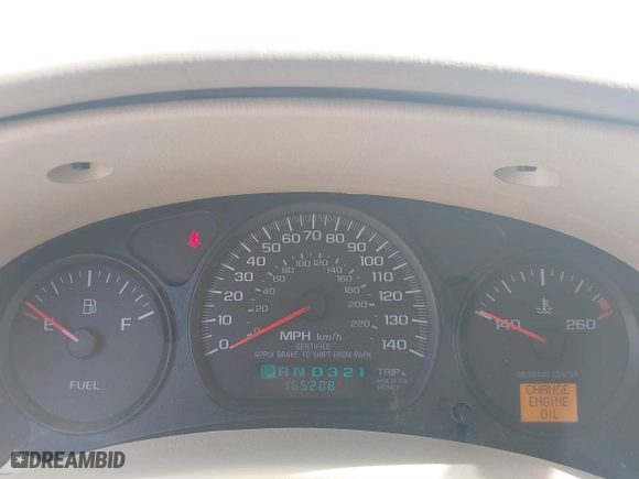 2004 Chevrolet Impala with VIN 2G1WF52E549302855, listed as a IAAI auction lot 41816288 with 165,208 mi miles. Bid and sale history available at carsss.com. Image 7.