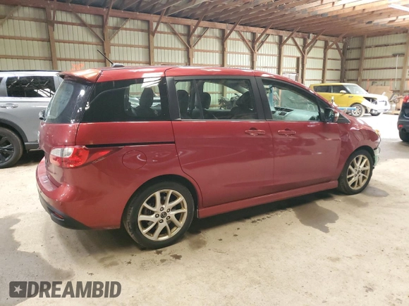 2014 Mazda 5 Grand Touring with VIN JM1CW2DLXE0172751, listed as a Copart auction lot 65447264 with 338,894 mi miles and Salvage Title. Bid and sale history available at DreamBid. Image 3.