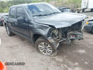 2018 Ford F-150 XL with VIN 1FTEW1CP2JFB50192, listed as a IAAI auction lot 41946675 with 154,934 mi miles. Bid and sale history available at carsss.com. Image 1.