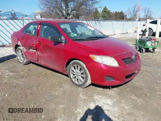 2009 Toyota Corolla with VIN JTDBL40E29J017537, listed as a IAAI auction lot 41757305 with 154,170 mi miles. Bid and sale history available at carsss.com. Image 1.