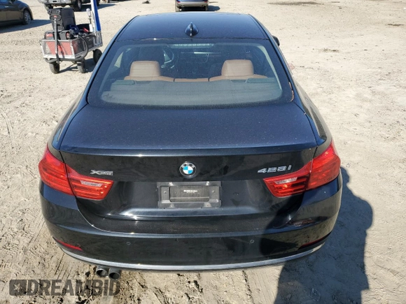 2014 BMW 4 Series 428i xDrive with VIN WBA3N5C54EF717425, listed as a Copart auction lot 47922525 with 129,132 mi miles and Clean Title. Bid and sale history available at DreamBid. Image 6.