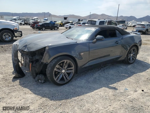 2018 Chevrolet Camaro 1LT with VIN 1G1FB3DS1J0112902, listed as a Copart auction lot 62571584 with 99,300 mi miles and Salvage Title. Bid and sale history available at carsss.com. Image 1.