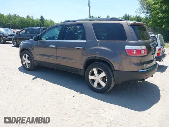 2012 GMC Acadia SLT2 z VIN 1GKKVSED0CJ326823, wystawiony jako IAAI lot #42406694 z przebiegiem 173 825 mil mil oraz . Historia ofert i sprzedaży dostępna na DreamBid. Obrazek 3.
