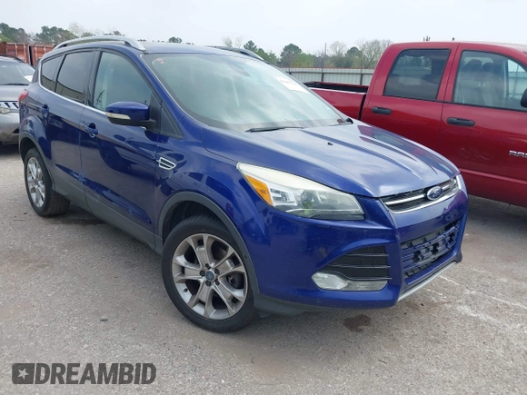 2014 Ford Escape Titanium с VIN 1FMCU0J96EUA61153, выставлен на аукционе IAAI как лот 41807295 с пробегом 159 036 миль миль и . История ставок и продаж доступна на DreamBid. Изображение 1.