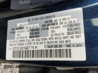 2017 Mazda CX-9 Touring с VIN JM3TCACY2H0134457, выставлен на аукционе Copart как лот 58501375 с пробегом 102 170 миль миль и Списание • Salvage title. История ставок и продаж доступна на DreamBid. Изображение 13.