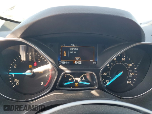 2018 Ford Escape SEL with VIN 1FMCU9HD7JUD59560, listed as a Copart auction lot 46841965 with 70,664 mi miles and Salvage Title. Bid and sale history available at carsss.com. Image 9.