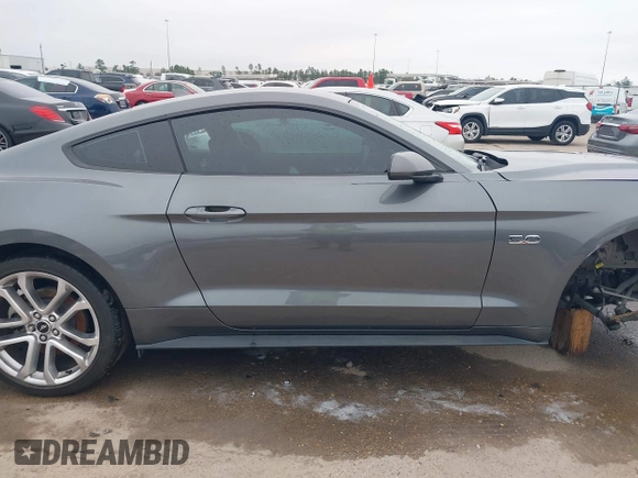 2022 Ford Mustang GT with VIN 1FA6P8CF5N5130618, listed as a IAAI auction lot 41392137 with 18,548 mi miles. Bid and sale history available at carsss.com. Image 14.