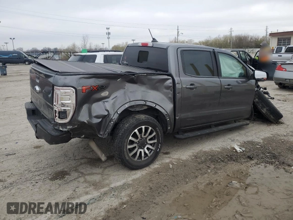 2021 Ford Ranger XL with VIN 1FTER4EH7MLD84896, listed as a Copart auction lot 52892025 with 32,431 mi miles and Salvage title. Bid and sale history available at DreamBid. Image 3.