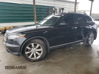 2007 Infiniti FX with VIN JNRAS08U67X100255, listed as a Copart auction lot 81257814 with 219,583 mi miles and Salvage Title. Bid and sale history available at carsss.com. Image 1.