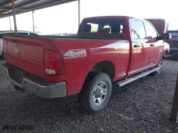 2018 Ram 2500 Tradesman with VIN 3C6UR5CJ2JG120962, listed as a IAAI auction lot 41041140 with 90,737 mi miles. Bid and sale history available at carsss.com. Image 4.