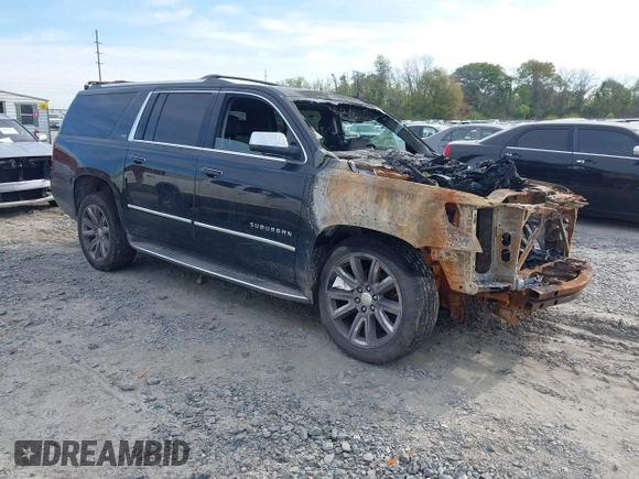 2015 Chevrolet Suburban LTZ with VIN 1GNSCKKC2FR509683, listed as a IAAI auction lot 41751537 with 189,590 mi miles and . Bid and sale history available at DreamBid. Image 1.