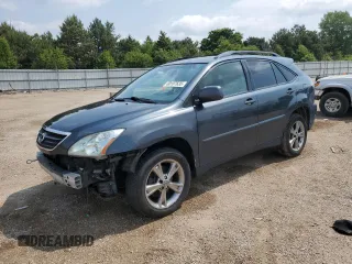 2006 Lexus RX 400h with VIN JTJHW31U860001794, listed as a Copart auction lot 60107635 with 193,590 mi miles and Salvage title. Bid and sale history available at DreamBid. Image 1.