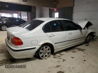 2002 BMW 3 Series 325i with VIN WBAET37452NJ21164, listed as a Copart auction lot 45748215 with 0 mi miles and Salvage Title. Bid and sale history available at carsss.com. Image 3.