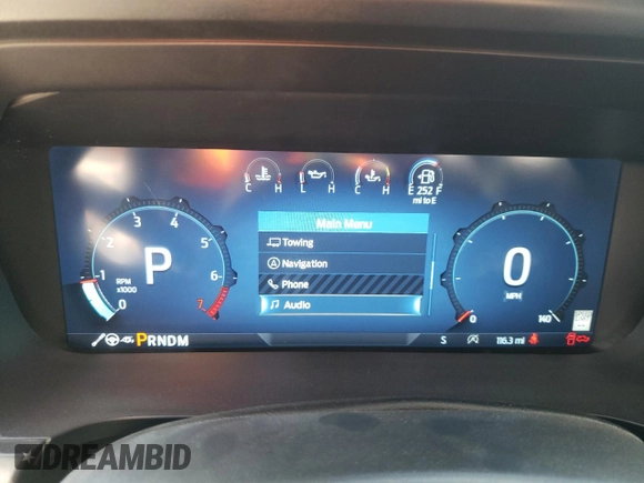 2024 Ford F-150 Raptor with VIN 1FTFW1RG5RFA24884, listed as a Copart auction lot 48981025 with 116 mi miles and Salvage Title. Bid and sale history available at DreamBid. Image 9.