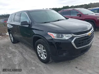 2021 Chevrolet Traverse LS with VIN 1GNEVFKW9MJ178623, listed as a IAAI auction lot 41710477 with 58,625 mi miles. Bid and sale history available at carsss.com. Image 1.