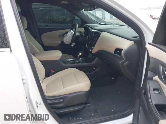 2023 Chevrolet Traverse LS with VIN 1GNEVLKW6PJ258657, listed as a IAAI auction lot 41720245 with 16,643 mi miles. Bid and sale history available at carsss.com. Image 5.