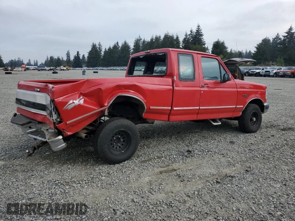 1993 Ford F-150 with VIN 1FTEX14N1PKA90772, listed as a Copart auction lot 75896734 with 0 mi miles and Salvage Title. Bid and sale history available at carsss.com. Image 3.