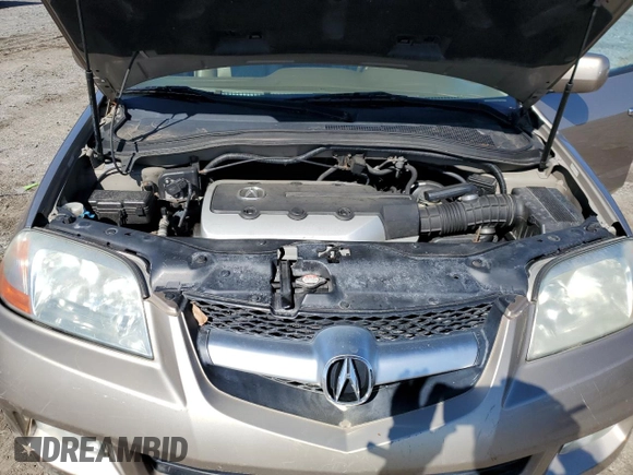 2004 Acura MDX Touring with VIN 2HNYD18904H529590, listed as a Copart auction lot 50050825 with 286,126 mi miles and Salvage title. Bid and sale history available at DreamBid. Image 12.