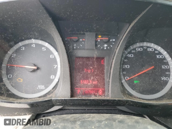 2010 GMC Terrain SLT-1 with VIN 2CTALFEW7A6284946, listed as a Copart auction lot 56160845 with 197,501 mi miles and Clean Title. Bid and sale history available at DreamBid. Image 9.